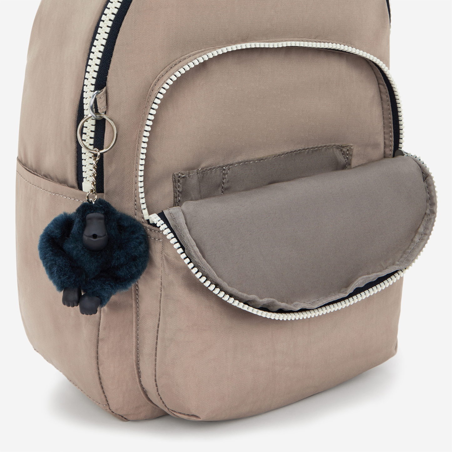 KIPLING Seoul S Soft Taupe C Small backpack (with tablet compartment) I4082-7ML