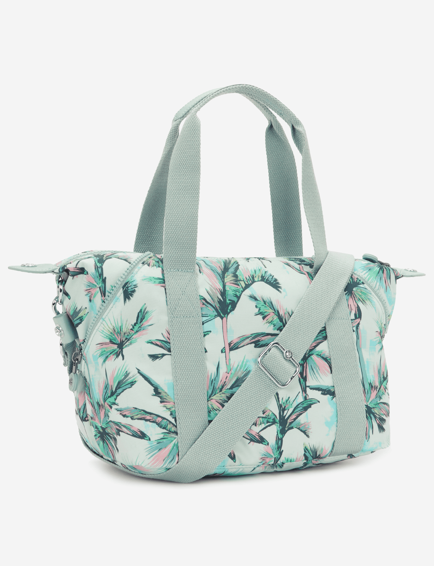 KIPLING Art Mini More Palm Trees حقيبة يد صغيرة (مع حزام كتف قابل للإزالة) I5656-8DJ