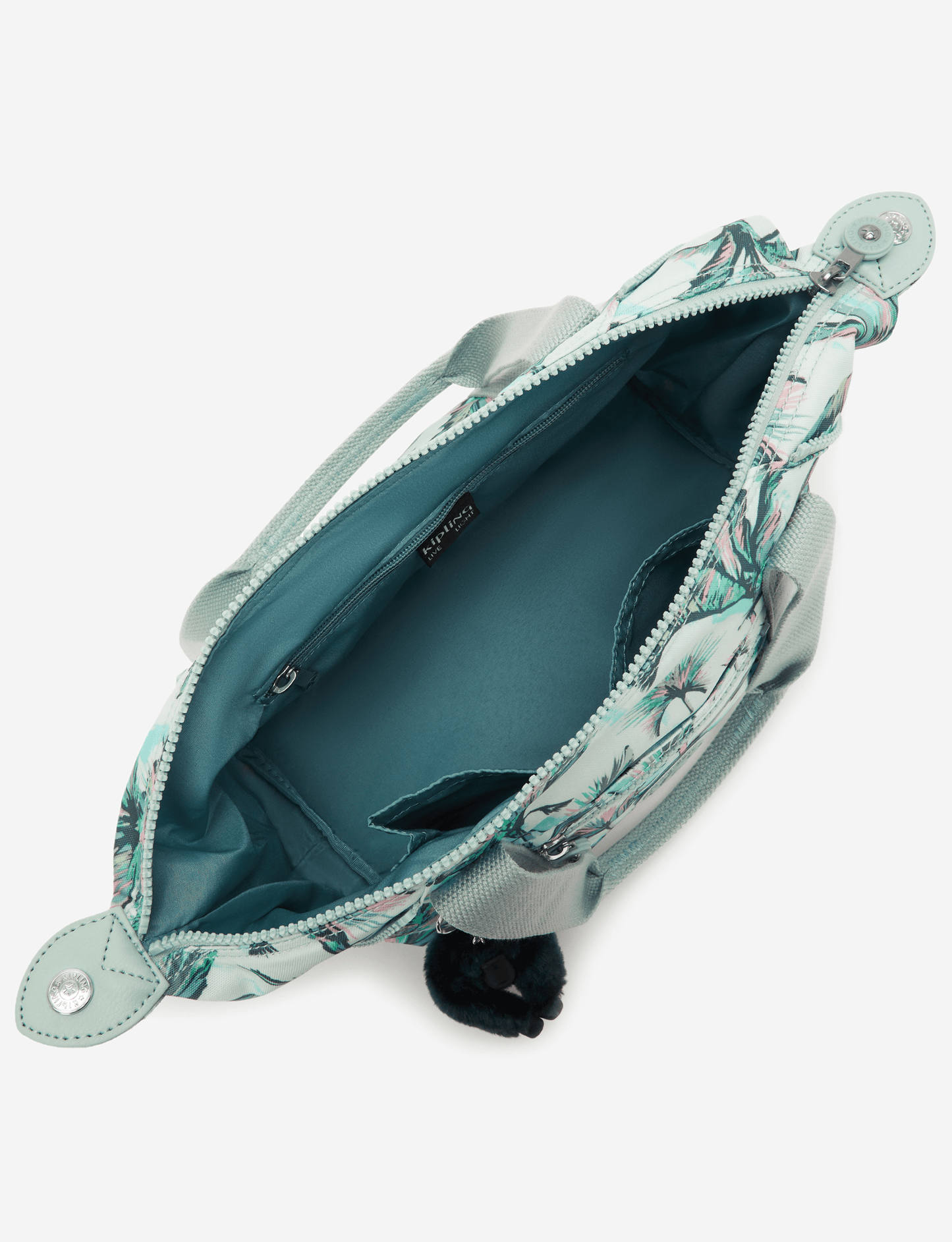 KIPLING Art Mini More Palm Trees حقيبة يد صغيرة (مع حزام كتف قابل للإزالة) I5656-8DJ