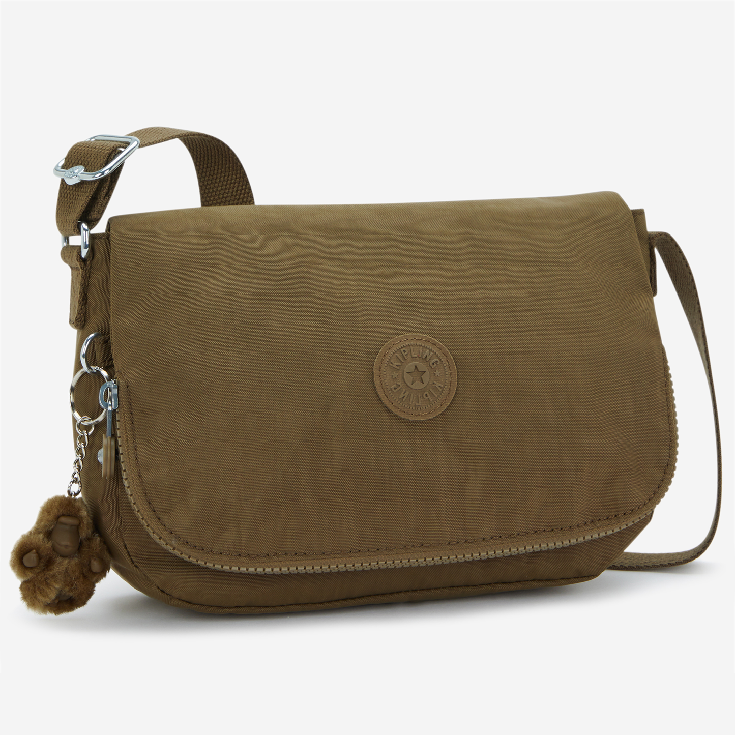 KIPLING Earthbeat S Smooth Khaki Small crossbody I2502-1NA