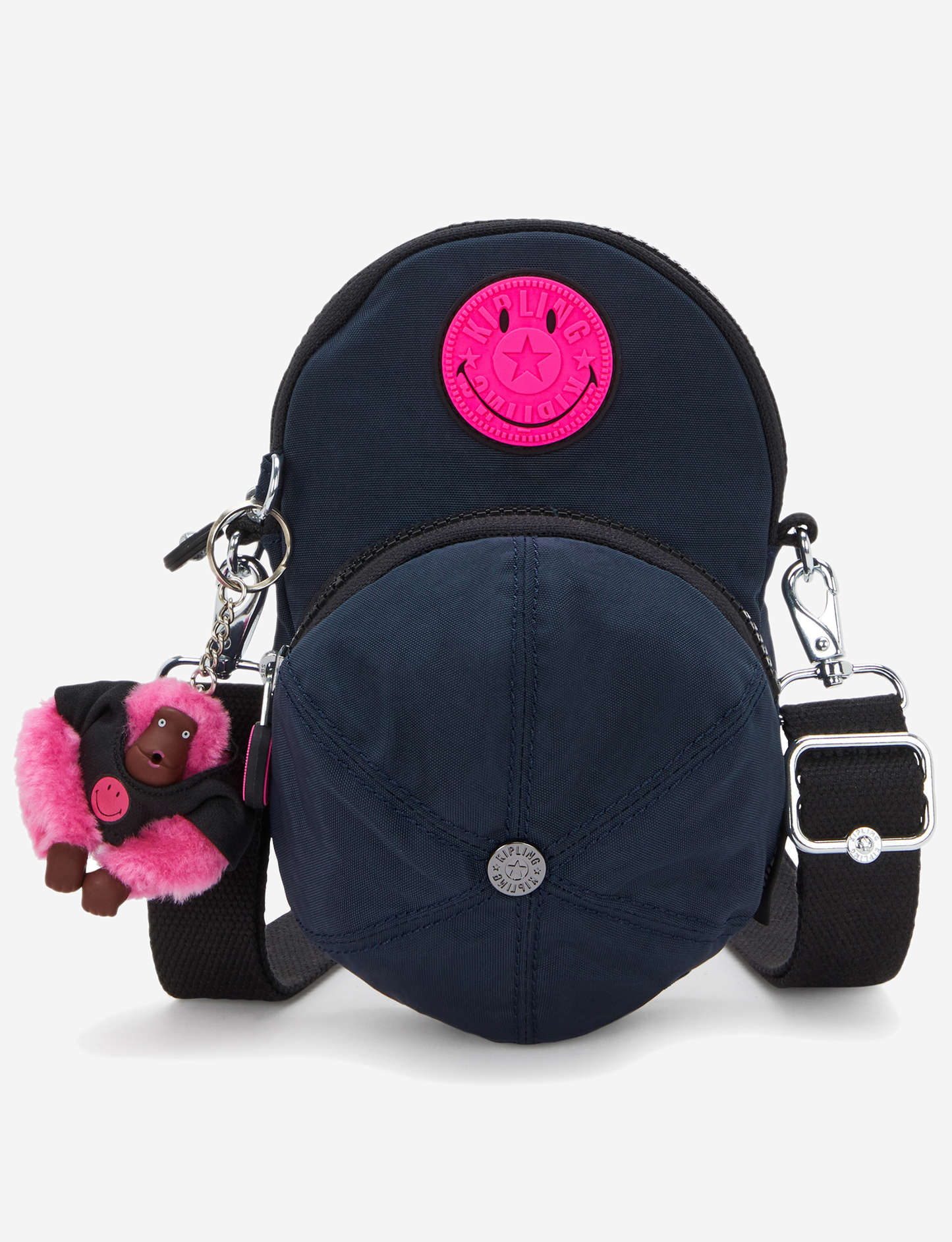 حقيبة كروسبودي صغيرة باللون الأزرق الممتع والوردي من KIPLING طراز I9565-9KS