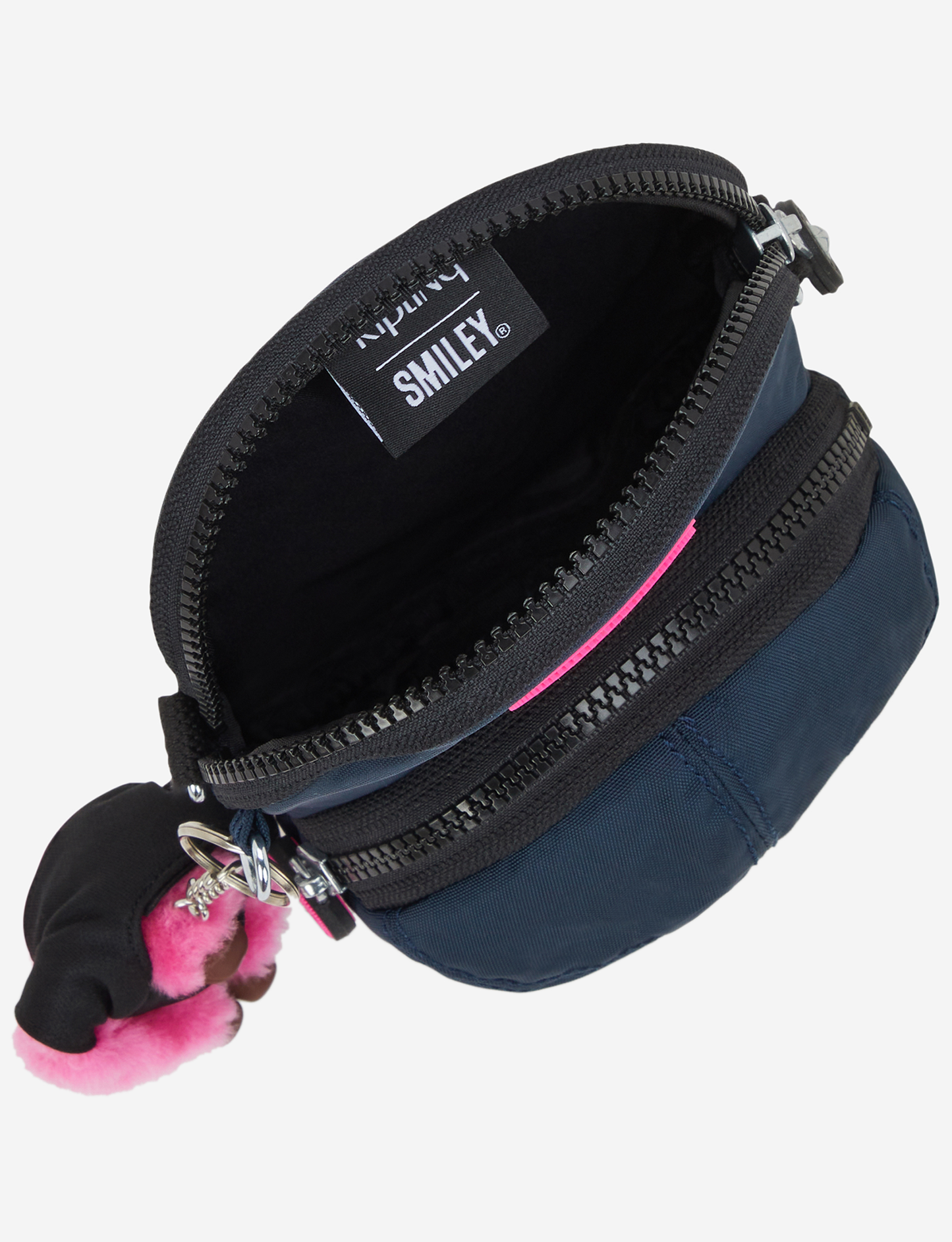 حقيبة كروسبودي صغيرة باللون الأزرق الممتع والوردي من KIPLING طراز I9565-9KS
