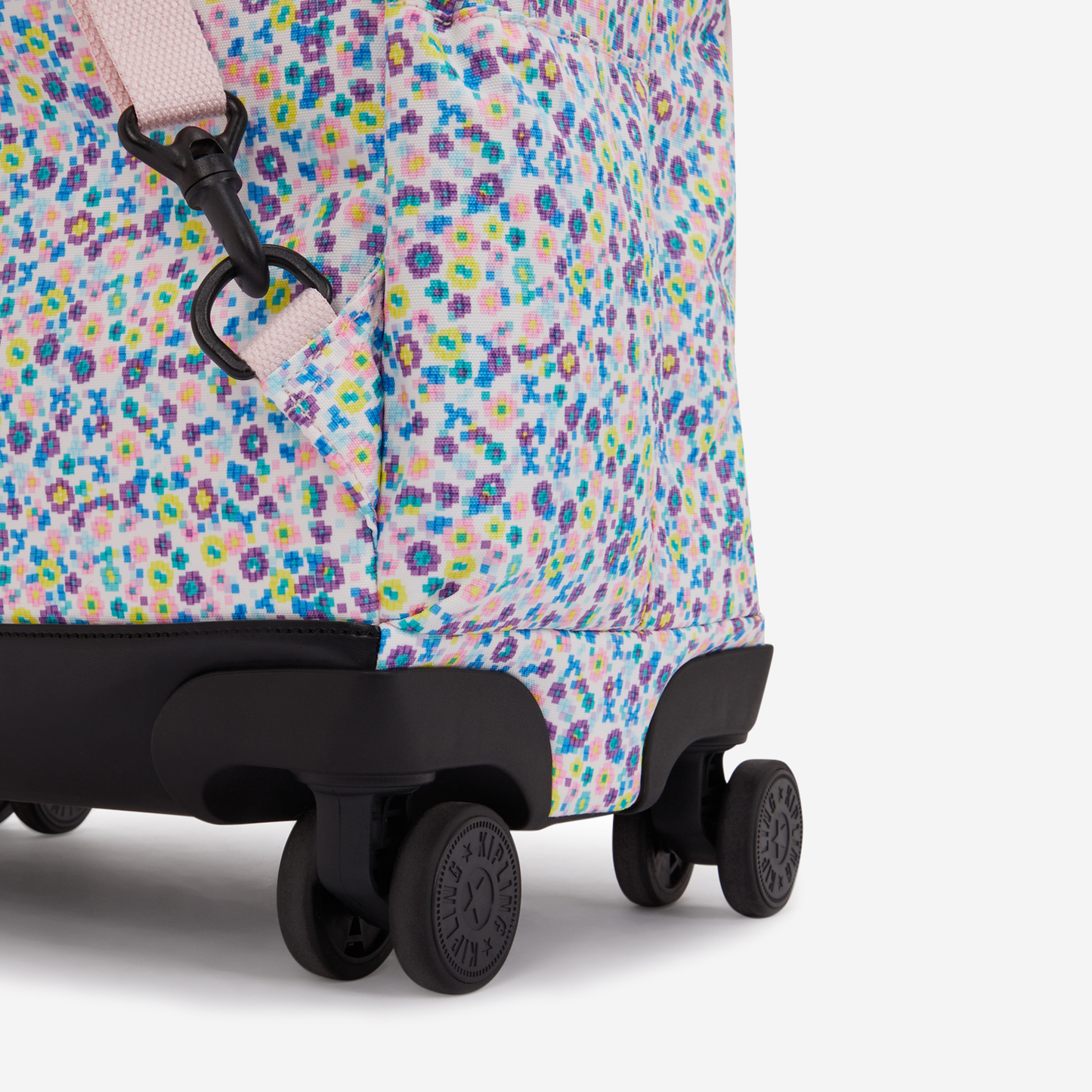 KIPLING New Zea Digi Flower Prt Large wheeled backpack (with laptop compartment) I4674-7ER
