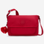 KIPLING حقيبة كروس متوسطة Dalma Ruby Red (بسحاب قابل للتوسيع) I8123-1NW