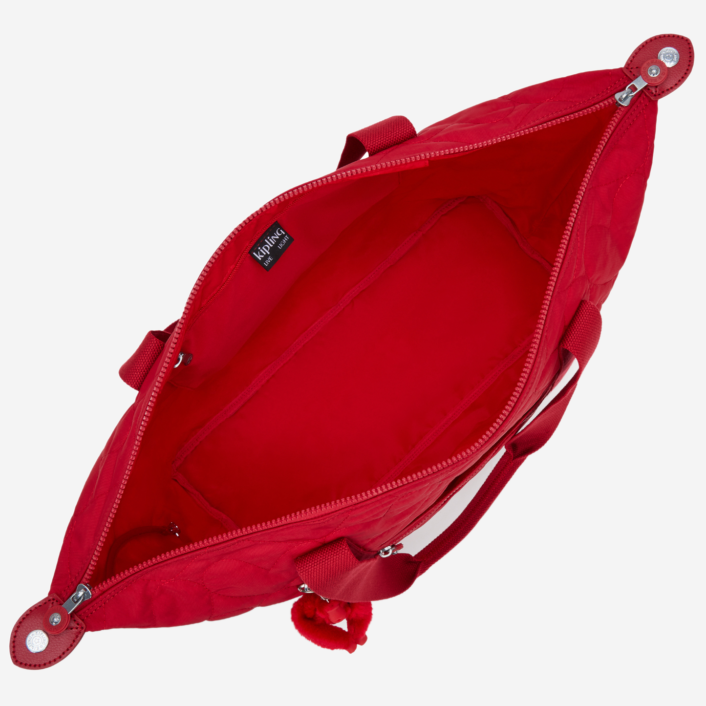 KIPLING Art M Many Hearts Red Large tote I9857-1HU