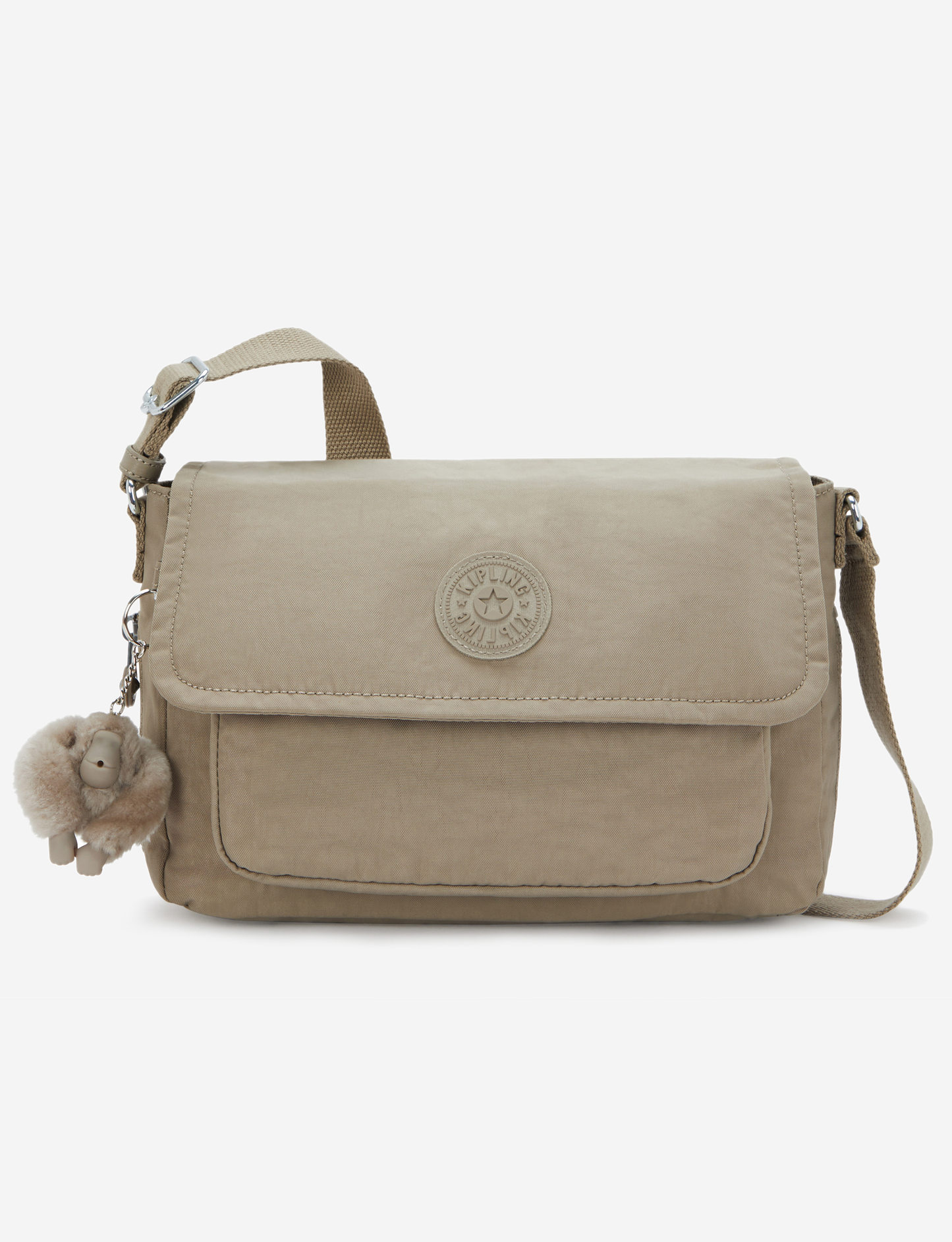 حقيبة كروس متوسطة KIPLING Dalma Soft Taupe (مع سحاب قابل للتوسيع) I8123-4PW