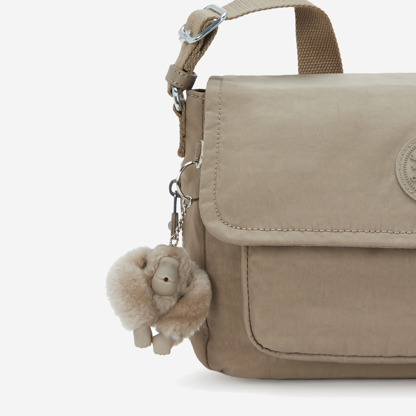 KIPLING Dalma Soft Taupe Medium crossbody (with expandable zip) I8123-4PW