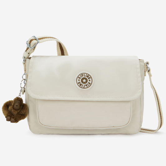 KIPLING Dalma Soft Sand Medium crossbody (with expandable zip) I8123-9LO