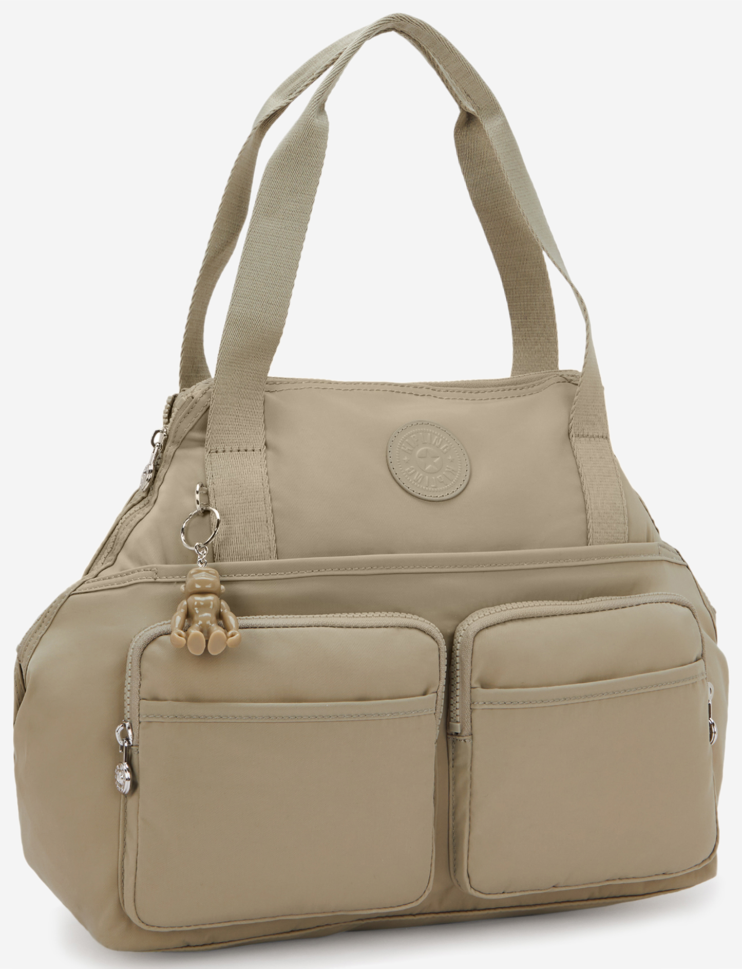 KIPLING New Art Duo Pocket Boho Tan Medium shoulderbag (with removable shoulderstrap) I8472-1HX