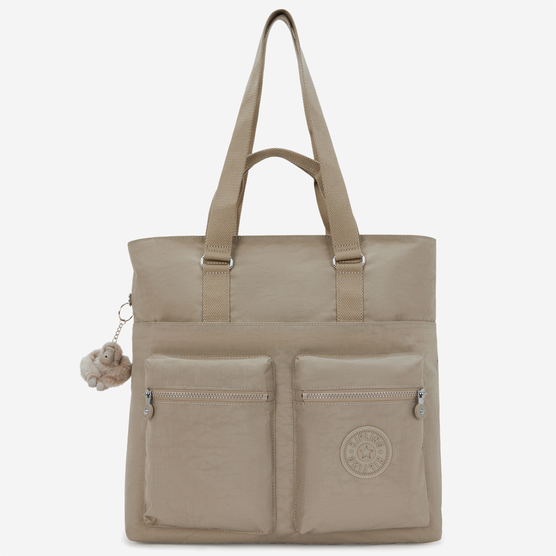 KIPLING India Soft Taupe Large tote I4609-4PW