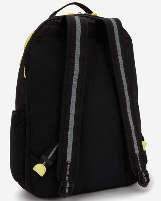 Kipling  Seoul Lap Pocket Black Pocket Bl Large Backpack with Laptop Compartment I9531-8EP