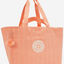 Kipling Naomi Orangy Towel Large Tote with extra pouch I8699-8EE