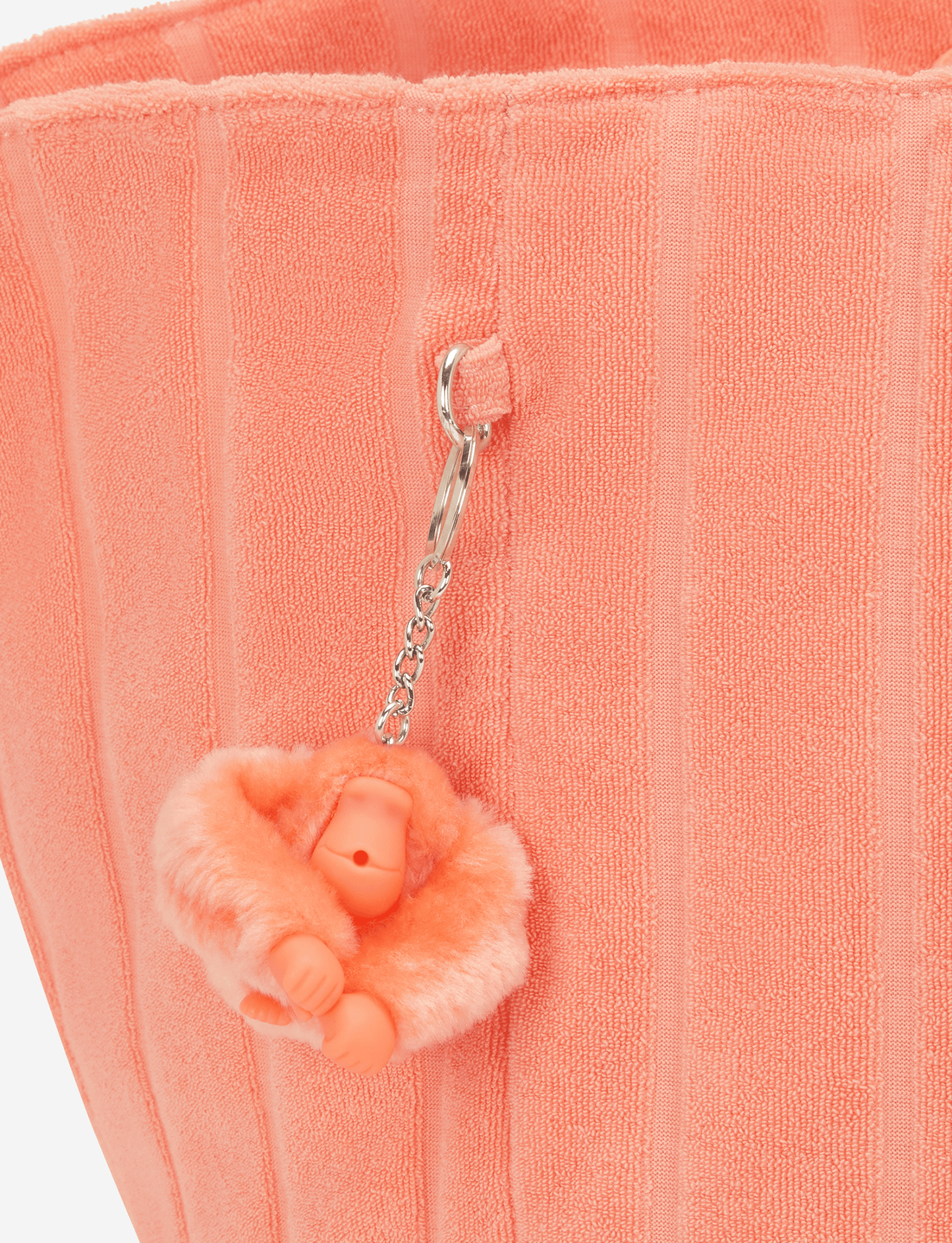 Kipling Naomi Orangy Towel Large Tote with extra pouch I8699-8EE