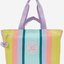 حقيبة يد كبيرة من كيبلينج Naomi Bold Stripe مع حقيبة إضافية I8699-7KY
