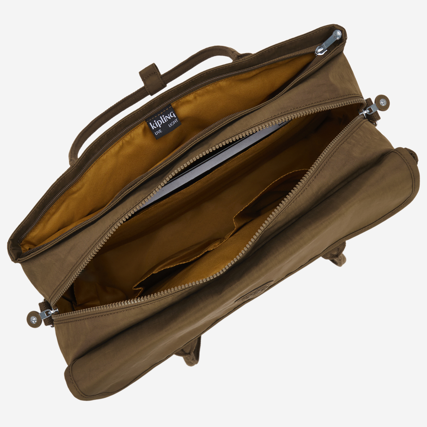 KIPLING Superworker Smooth Khaki Working bag (with removable shoulderstrap) I4444-1NA