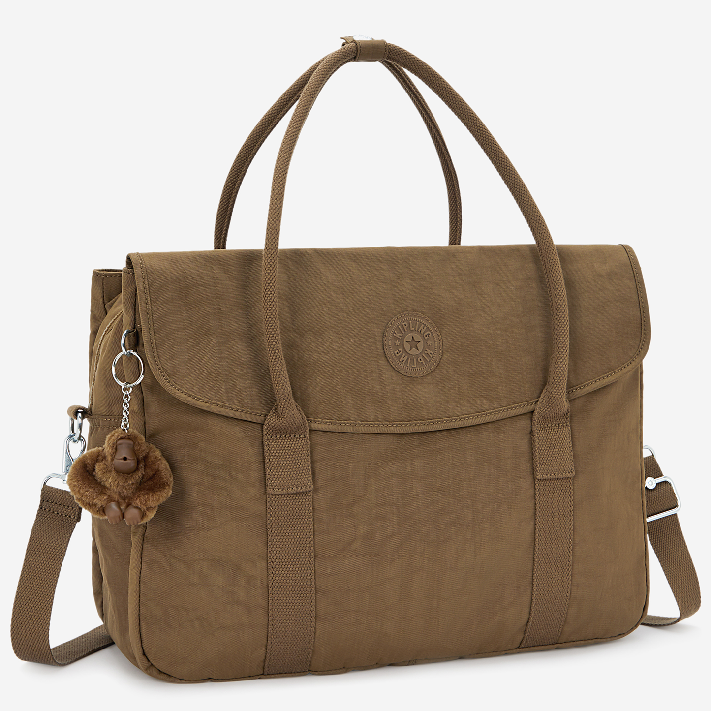 KIPLING Superworker Smooth Khaki Working bag (with removable shoulderstrap) I4444-1NA