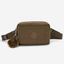 KIPLING Abanu Multi Smooth Khaki حقيبة كروسبودي صغيرة قابلة للتحويل إلى حقيبة خصر (مع حزام كتف قابل للإزالة) I3795-1NA