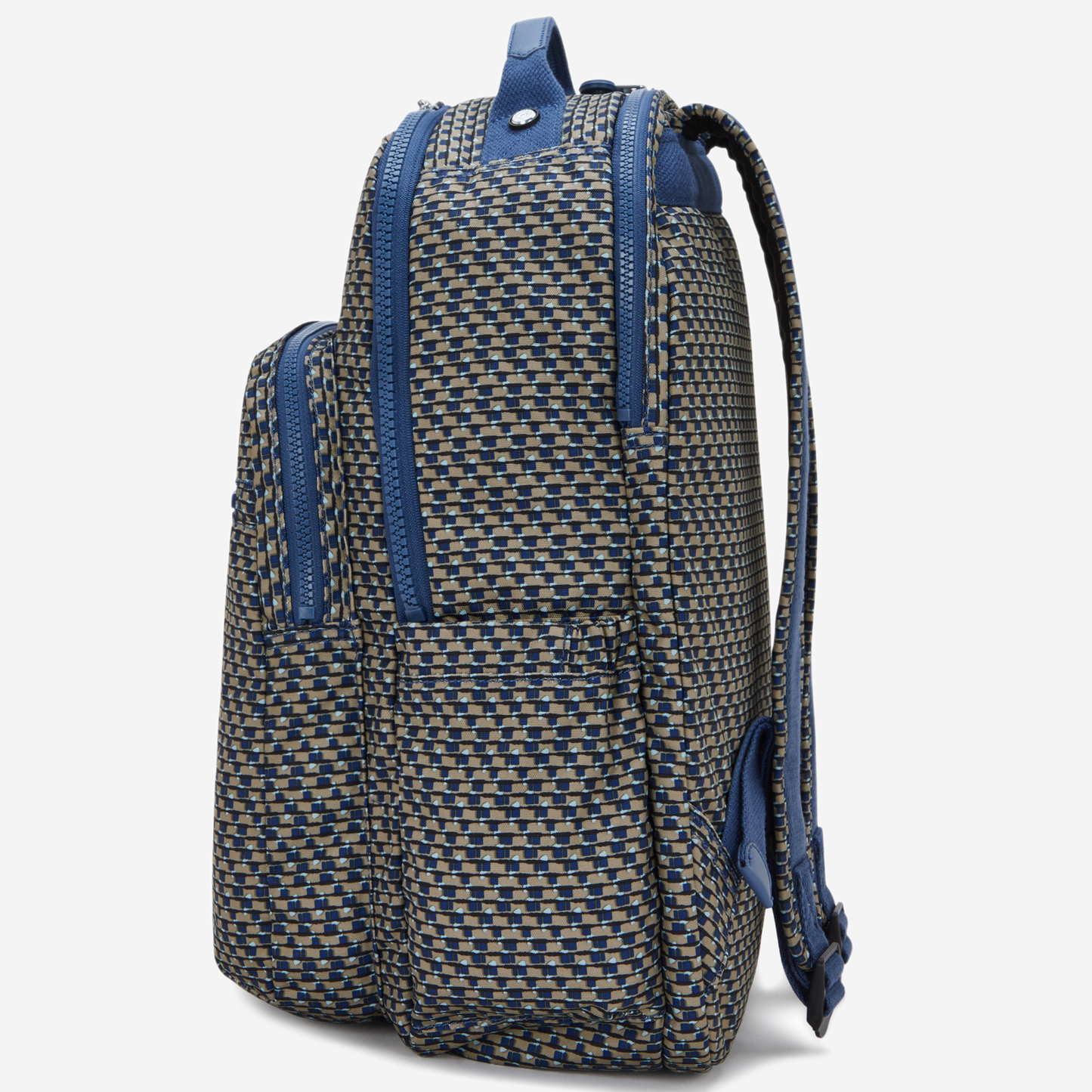 KIPLING Seoul Lap Blue on Wire Large backpack (with laptop compartment) I5674-9PC