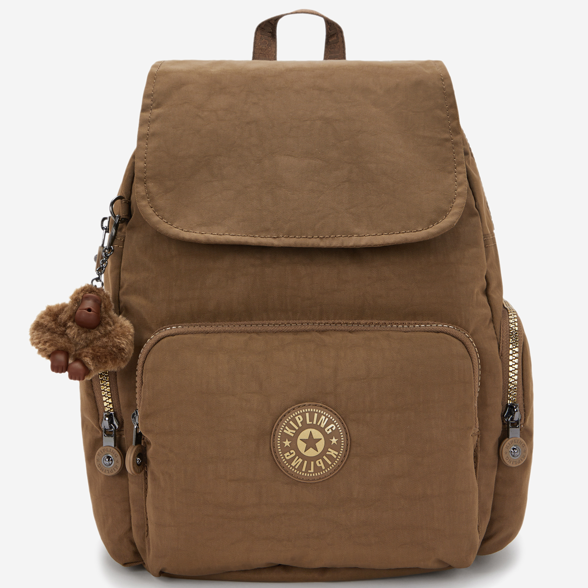 KIPLING City Zip S Glorious Khaki Small backpack I7354-1MR