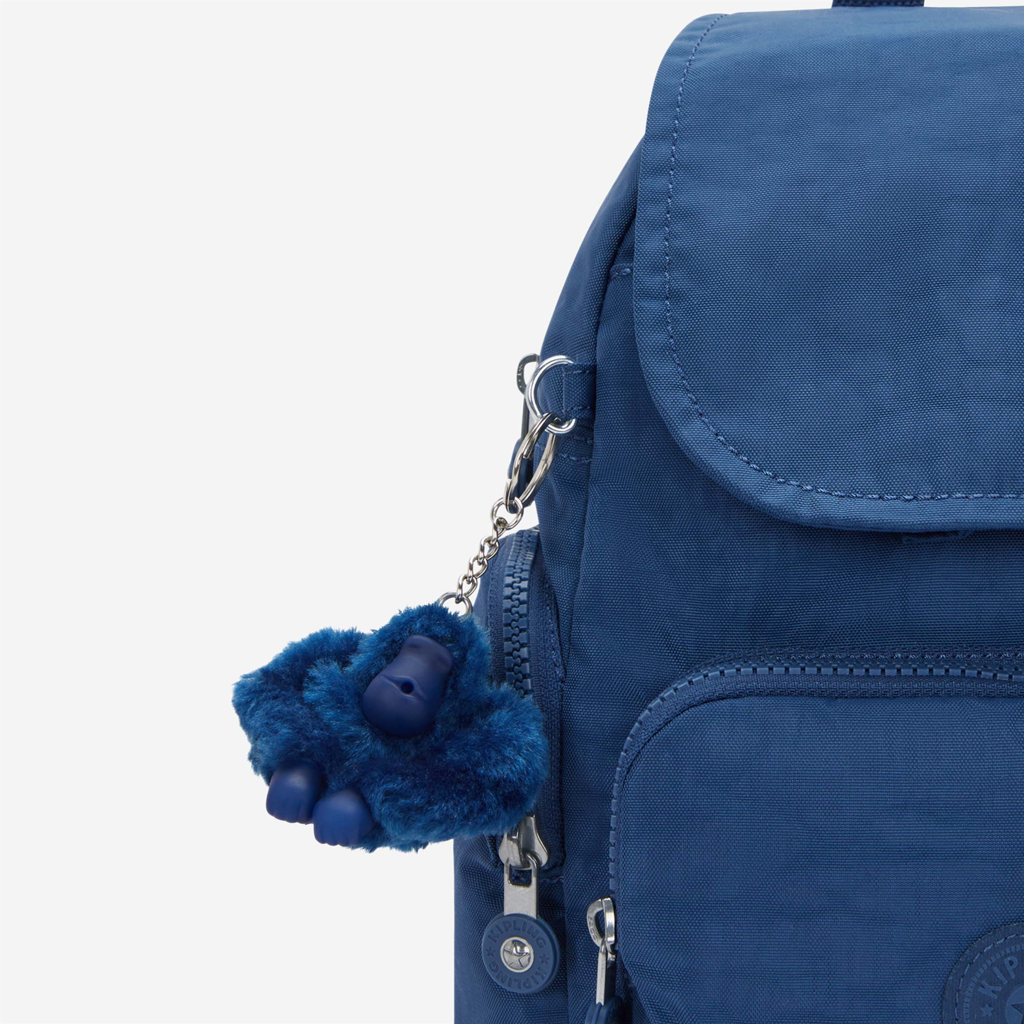 KIPLING City Zip Mini Casual Blue Mini Backpack with Adjustable Straps I6046-5PZ