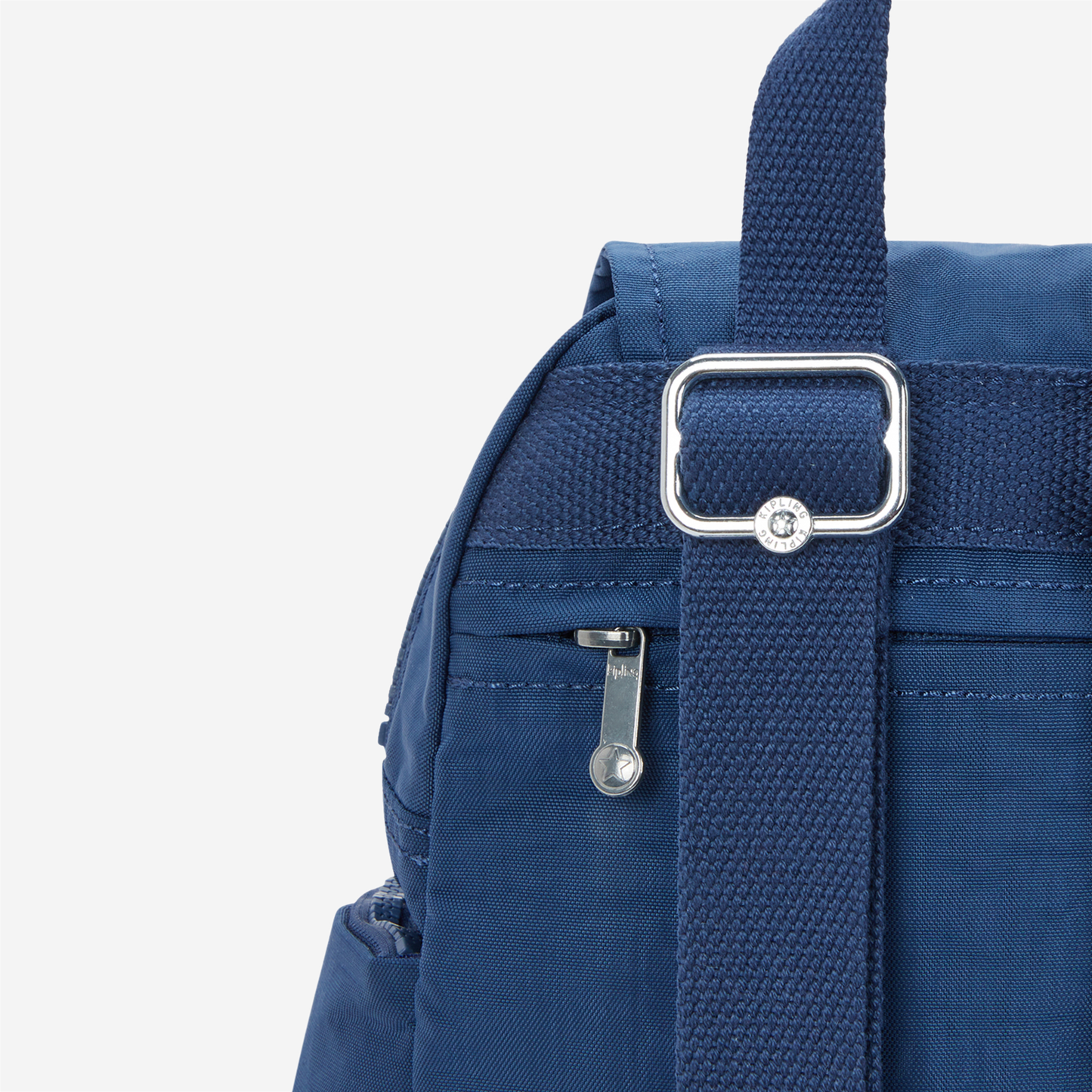 KIPLING City Zip Mini Casual Blue Mini Backpack with Adjustable Straps I6046-5PZ