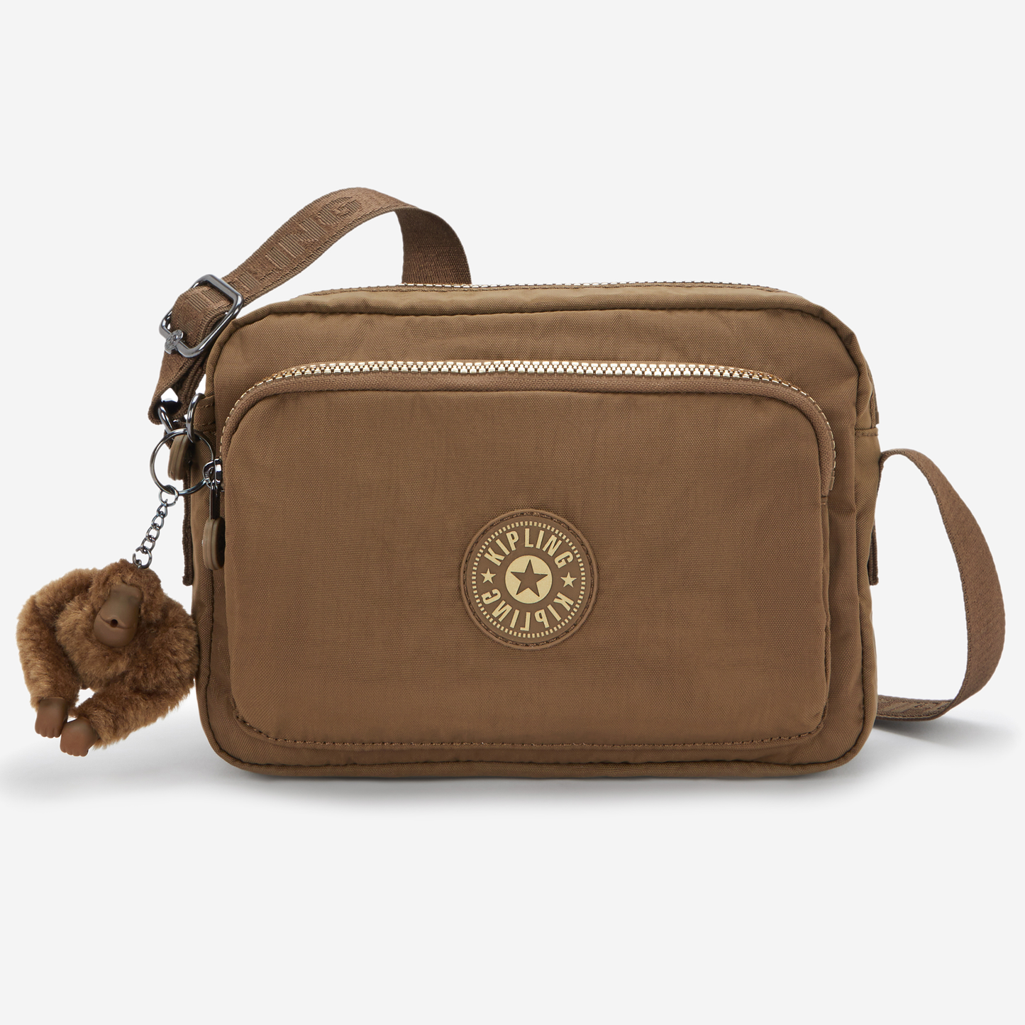 KIPLING Abanu M Zip Glorious Khaki Medium crossbody I5986-1MR