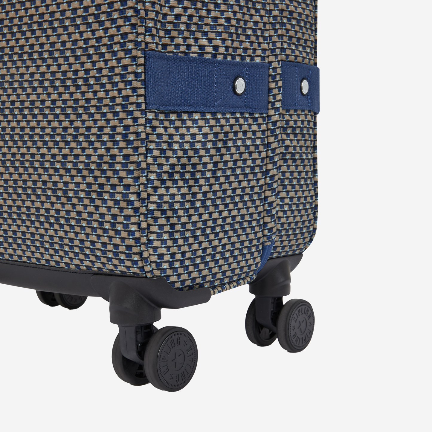 KIPLING Spontaneous M Blue on Wire Medium wheeled luggage I4556-9PC