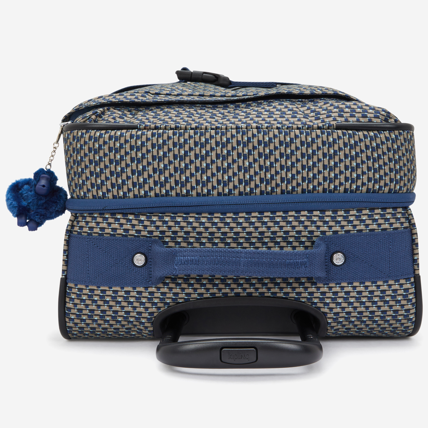 KIPLING Spontaneous M Blue on Wire Medium wheeled luggage I4556-9PC