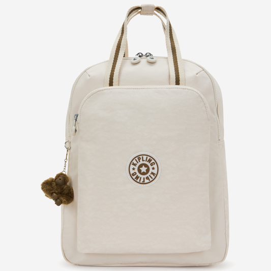 KIPLING Kazuki L Soft Sand Large backpack (with laptop compartment) I9642-9LO