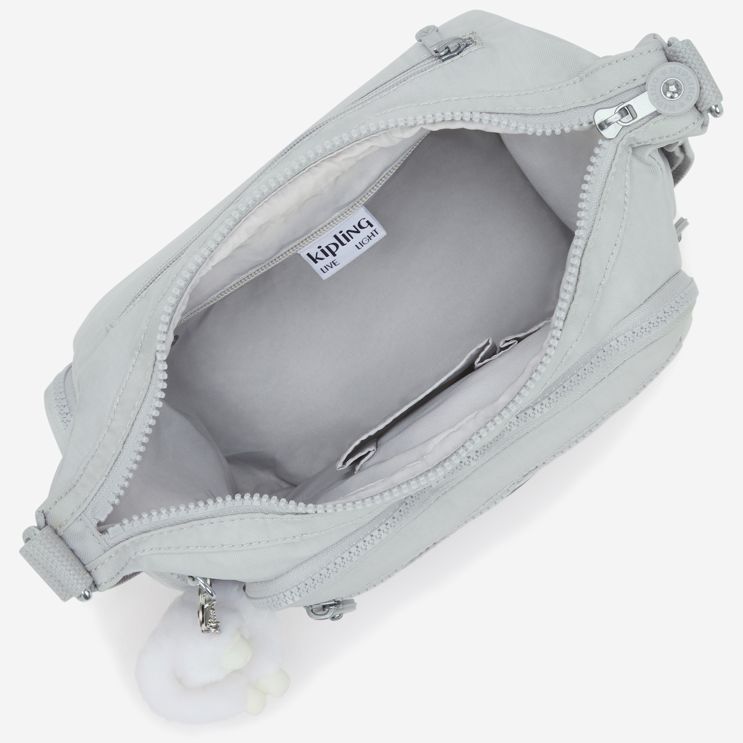 KIPLING Gabbie S Easy Grey Medium crossbody I2531-9RW