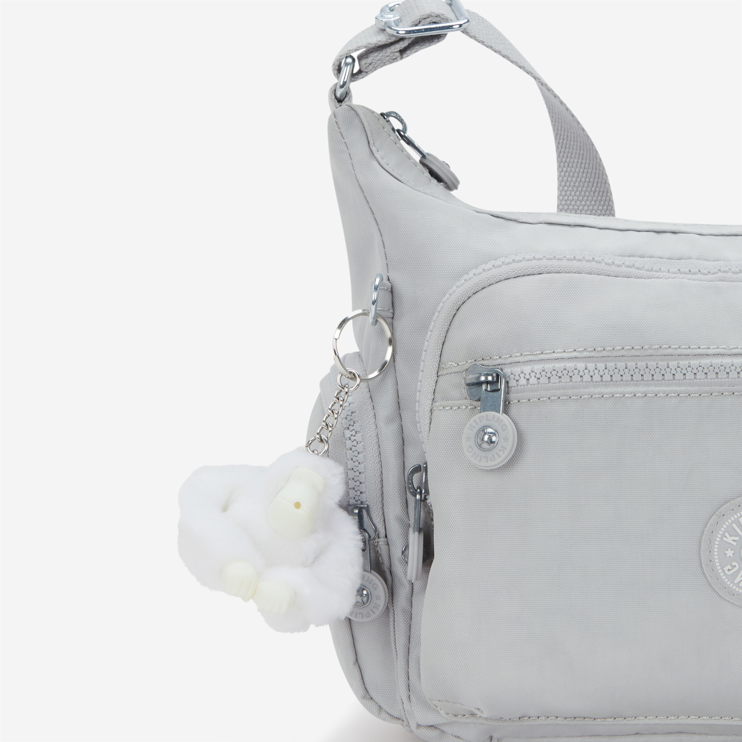 KIPLING Gabbie S Easy Grey Medium crossbody I2531-9RW