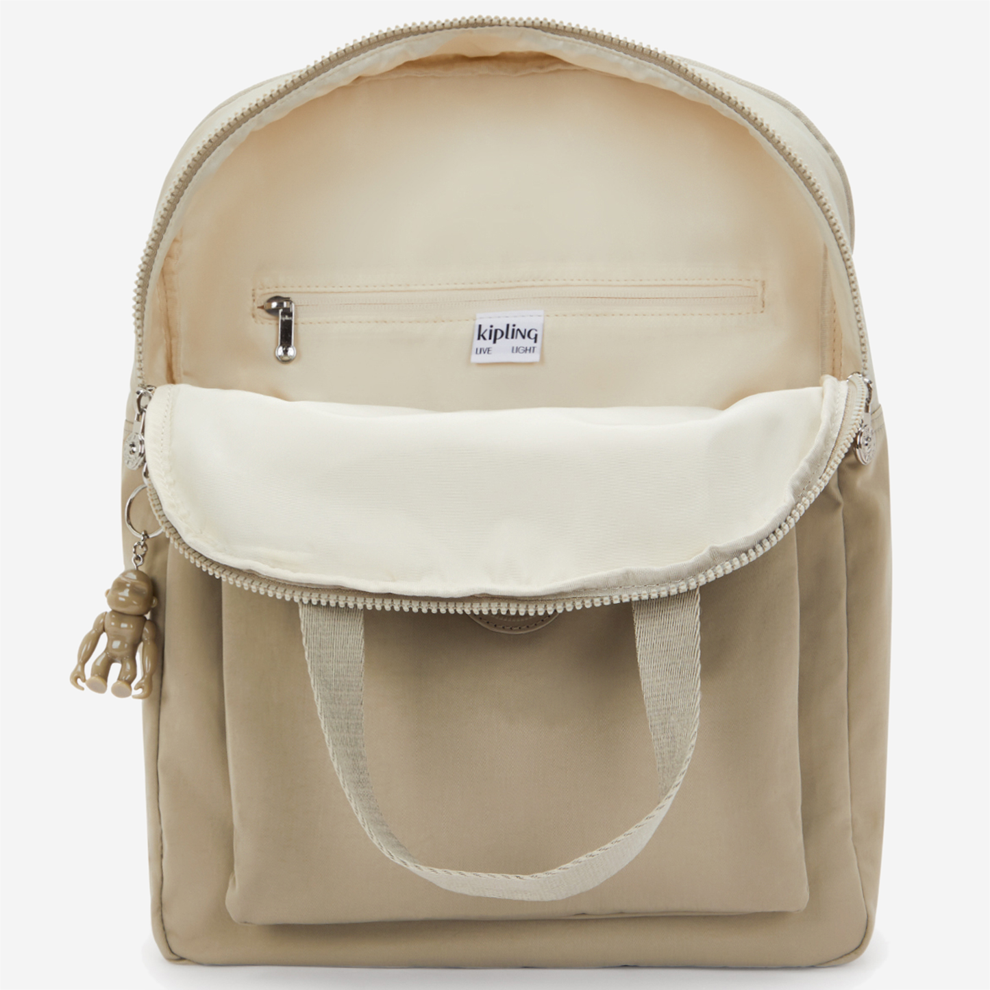 KIPLING Kazuki L Boho Tan Large backpack (with laptop compartment) I8050-1HX