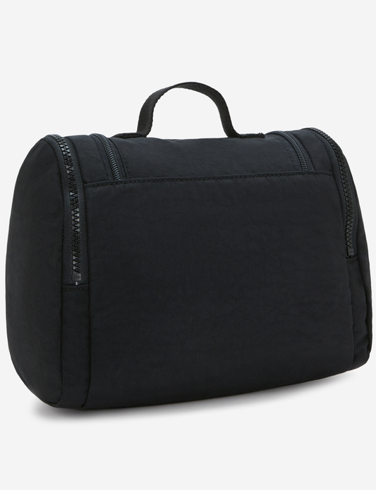KIPLING Gloria Yell Fun Black Medium حقيبة أدوات تجميل (مع خطاف تعليق) I8694-1KS