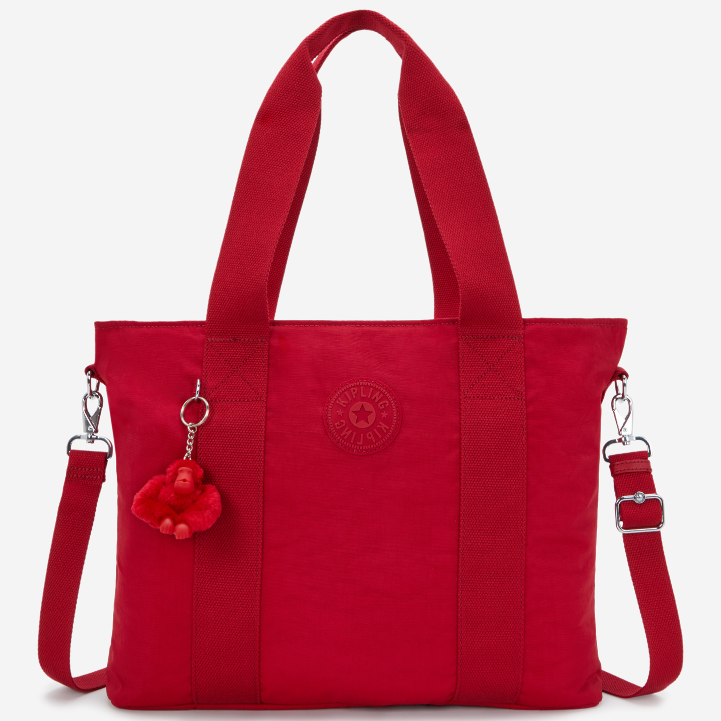 KIPLING Minta L Up Ruby Red Large tote (with removable shoulderstrap) I8258-1NW