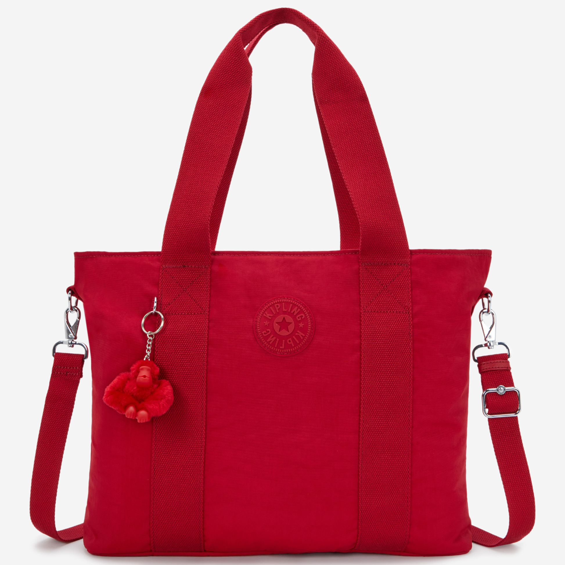 KIPLING Minta L Up Ruby Red Large tote (with removable shoulderstrap) I8258-1NW