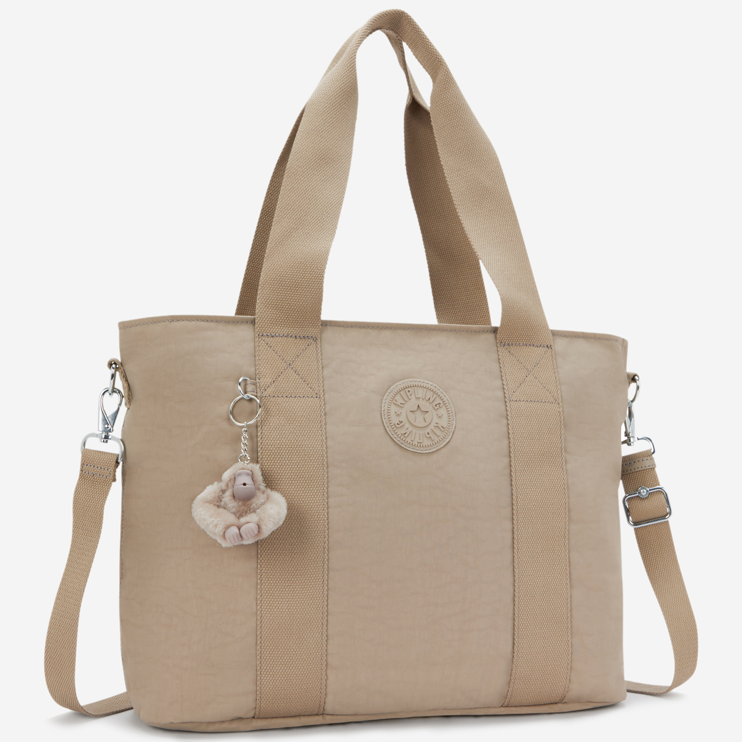 KIPLING Minta L Up Soft Taupe Large tote (with removable shoulderstrap) I8258-4PW