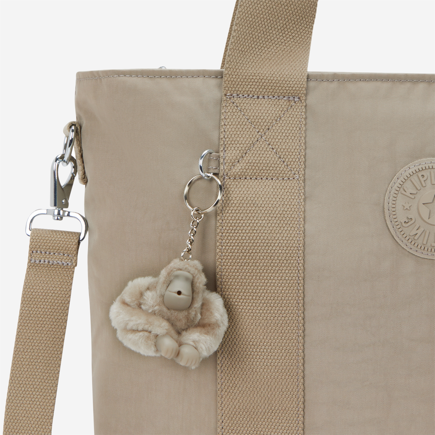 KIPLING Minta L Up Soft Taupe Large tote (with removable shoulderstrap) I8258-4PW