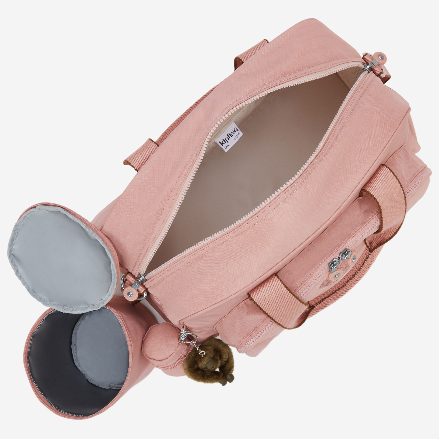 KIPLING Camama Memory Pink Large baby bag (with changing mat) 10153-0PN