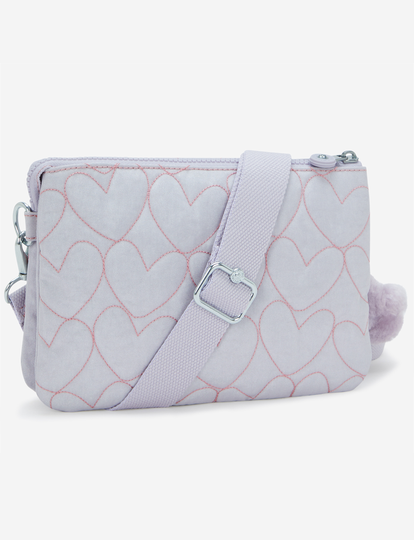 KIPLING Riri Hearts Shimmer Small crossbody (مع حزام كتف قابل للإزالة) I8693-MO6