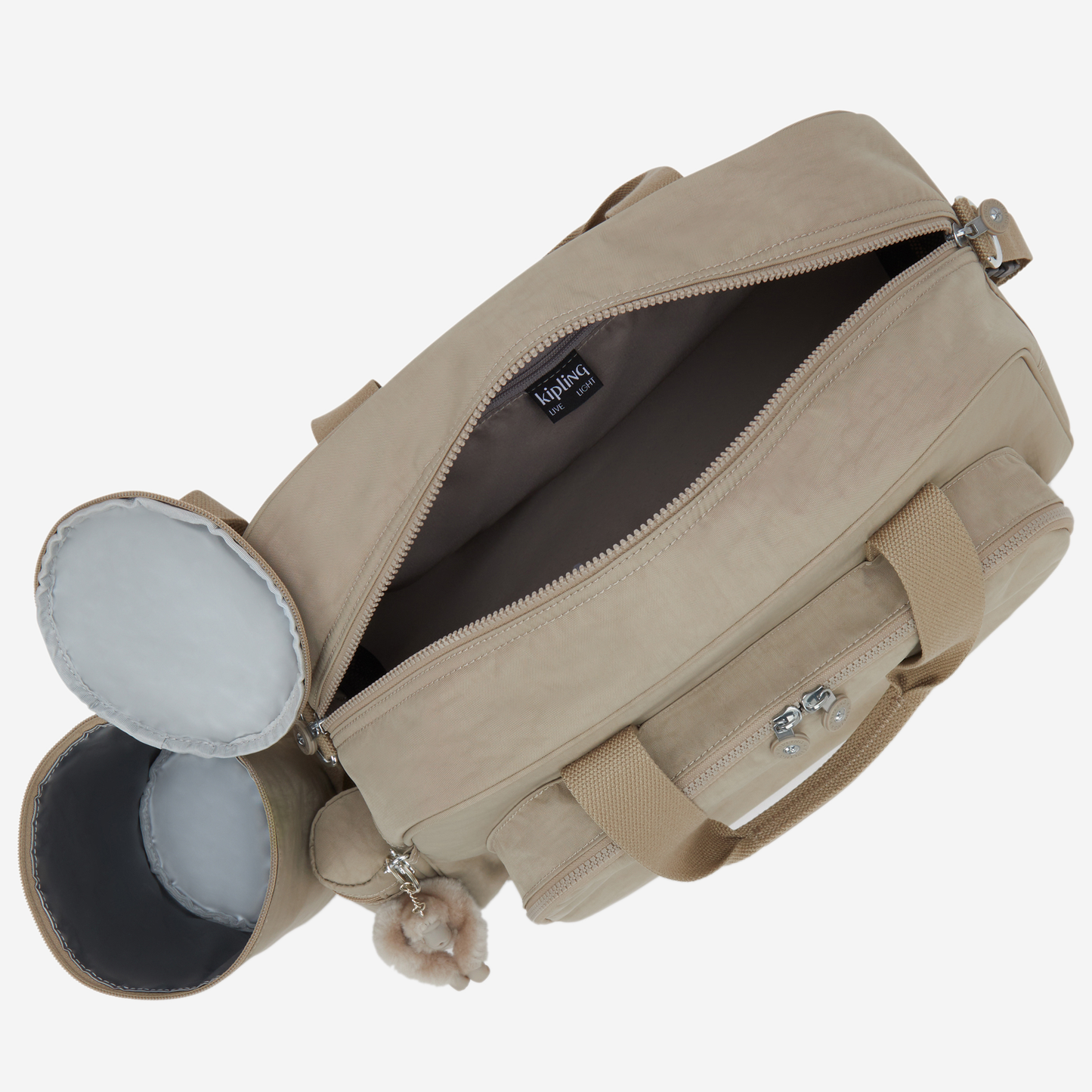 KIPLING Camama Soft Taupe Large baby bag (with changing mat) 10153-4PW