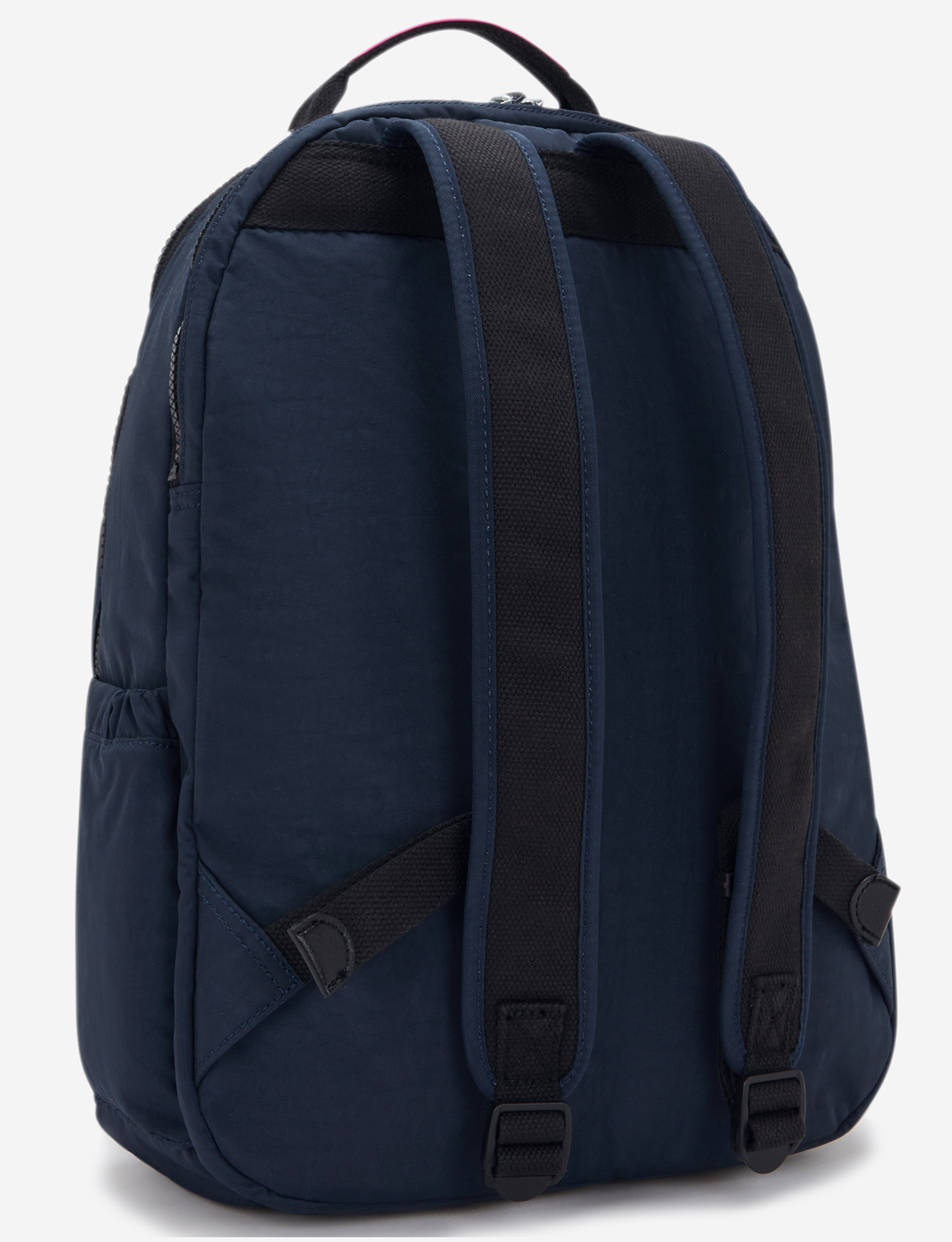 حقيبة ظهر KIPLING Seoul Lap باللون الوردي والأزرق الغامق (مع جيب للكمبيوتر المحمول) I8682-9KS