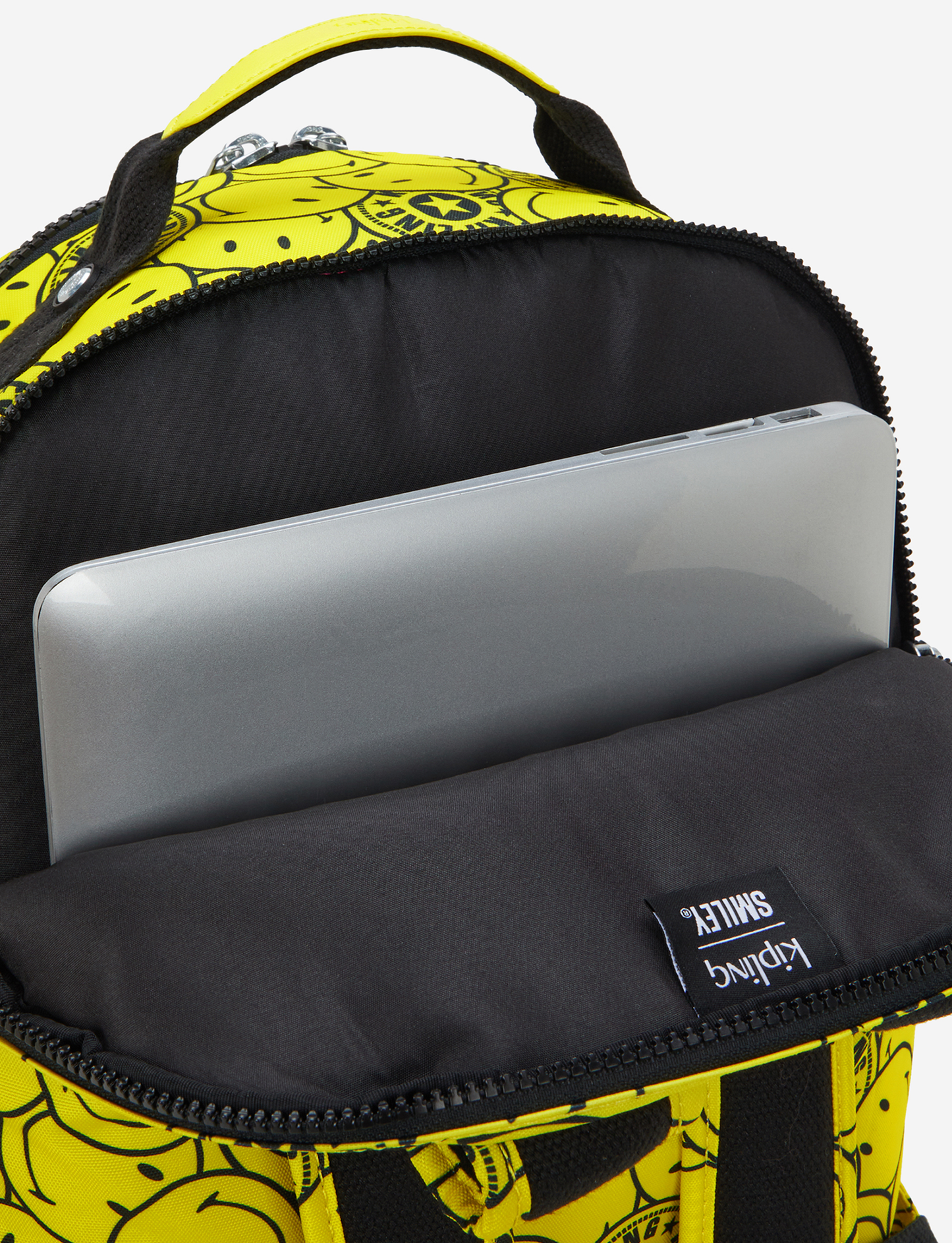 KIPLING Seoul Lap Yellow Fun Ball Large backpack (with laptop compartment) I8682-5KS