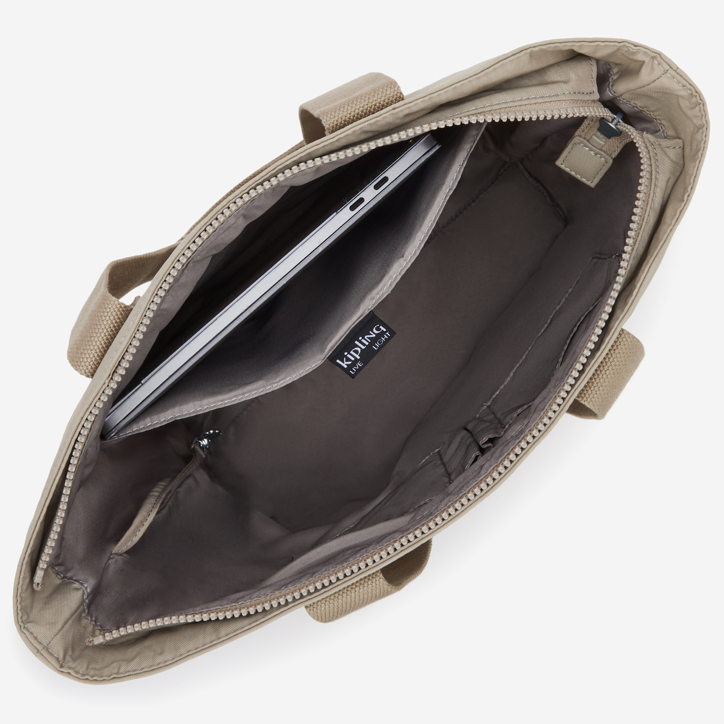 KIPLING Hanifa Soft Taupe Large tote I7937-4PW