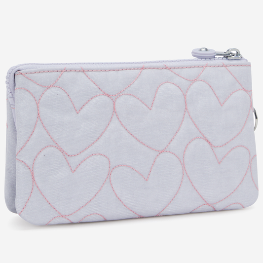 KIPLING Creativity L Hearts Shimmer Large purse I8374-MO6