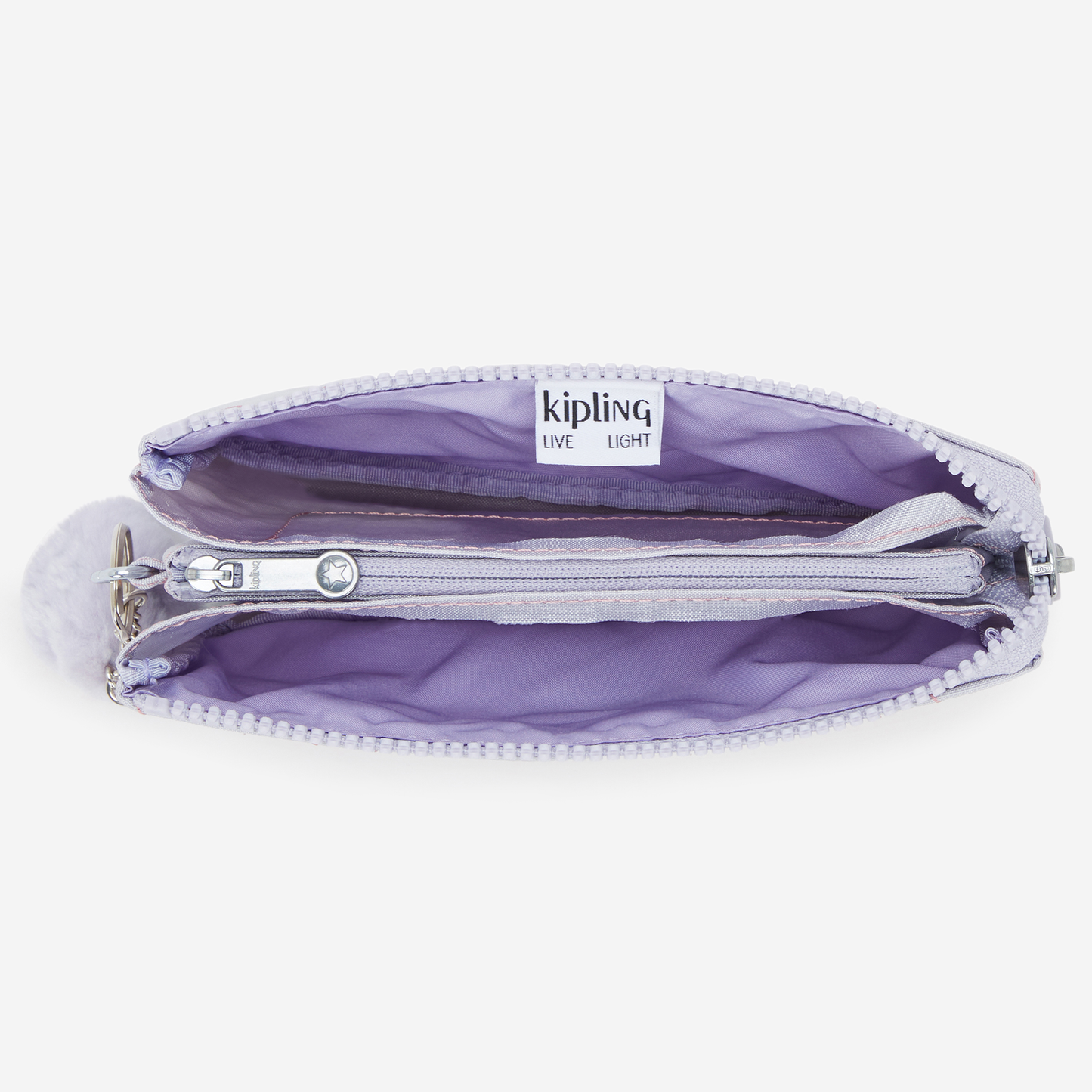 KIPLING Creativity L Hearts Shimmer Large purse I8374-MO6