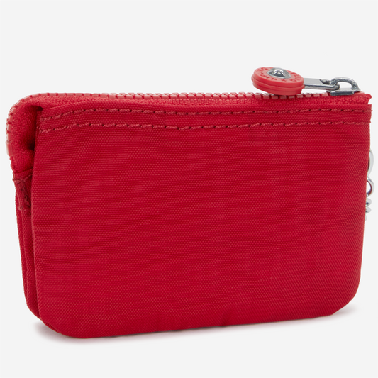 KIPLING Mini Creativity Ruby Red Small Purse with Keychain I3810-1NW