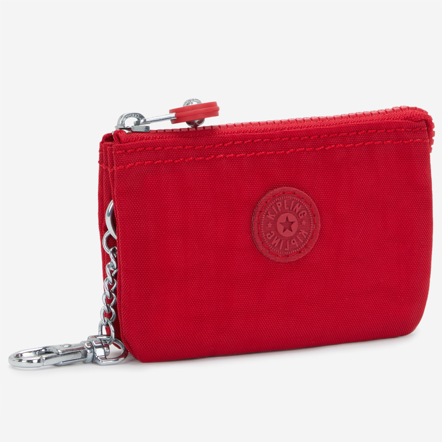 KIPLING Mini Creativity Ruby Red Small Purse with Keychain I3810-1NW
