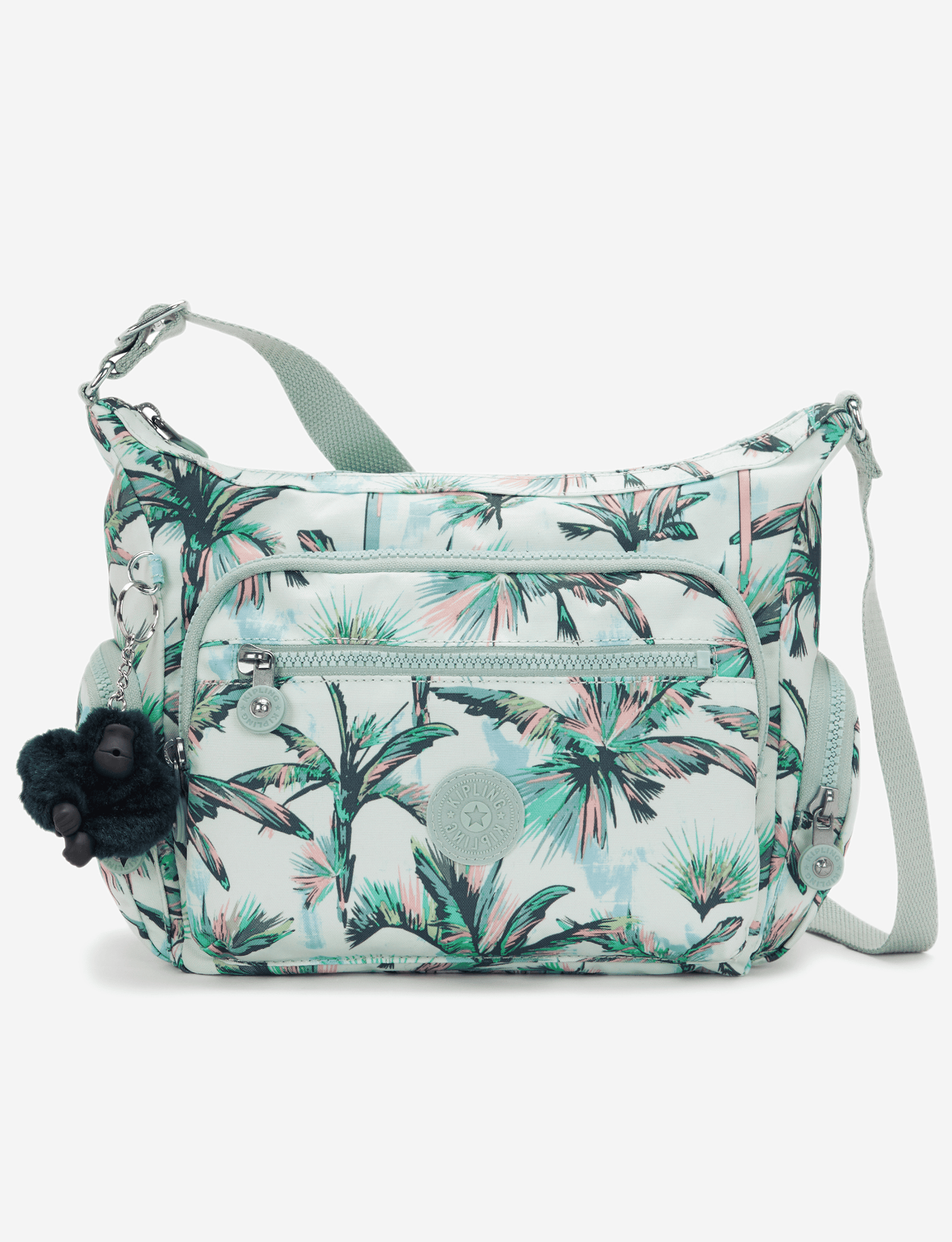 Kipling Gabbie S More Palm Trees Medium Crossbody I3759-8DJ