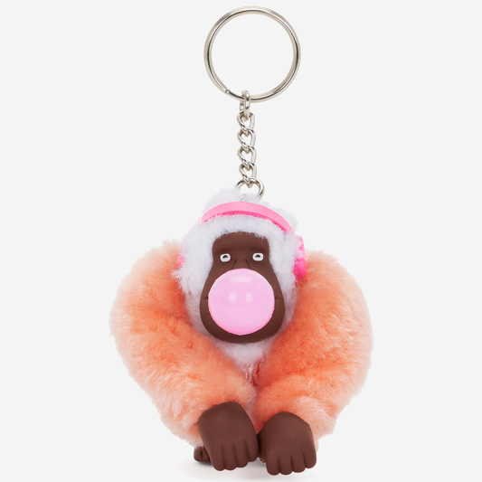 KIPLING Easy Life Monkey Easy Orangy Collectible Monkey Keychain I8928-U9F
