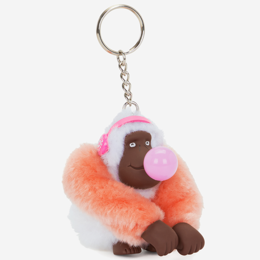 KIPLING Easy Life Monkey Easy Orangy Collectible Monkey Keychain I8928-U9F